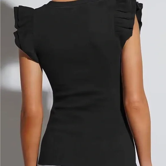 Ezbelle Women’s Summer Sleeveless VNeck Top Size Large NWT - Picture 3 of 6